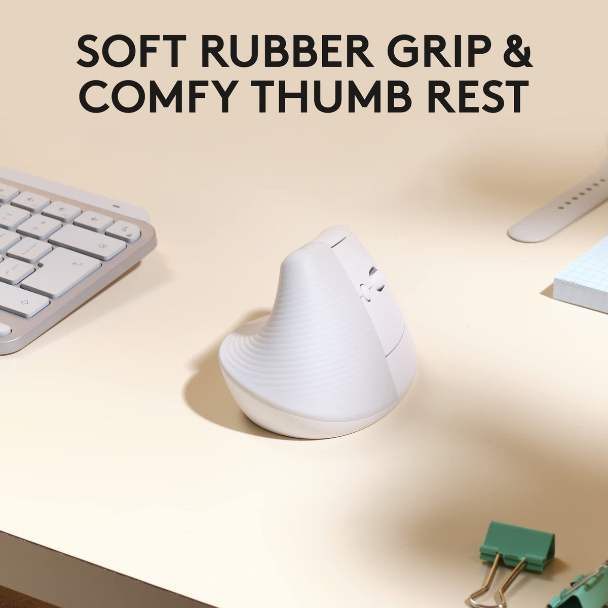 Logitech Wave Keys & Lift Vertical Mouse