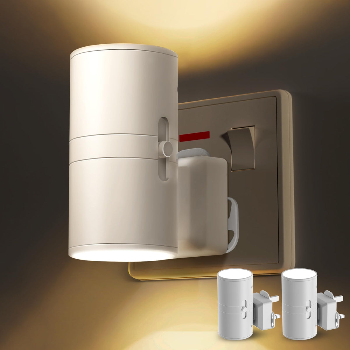 LOHAS-LED Plug in Night Light,Dimmable Nightlight 100LM,Dusk to Dawn Sensor