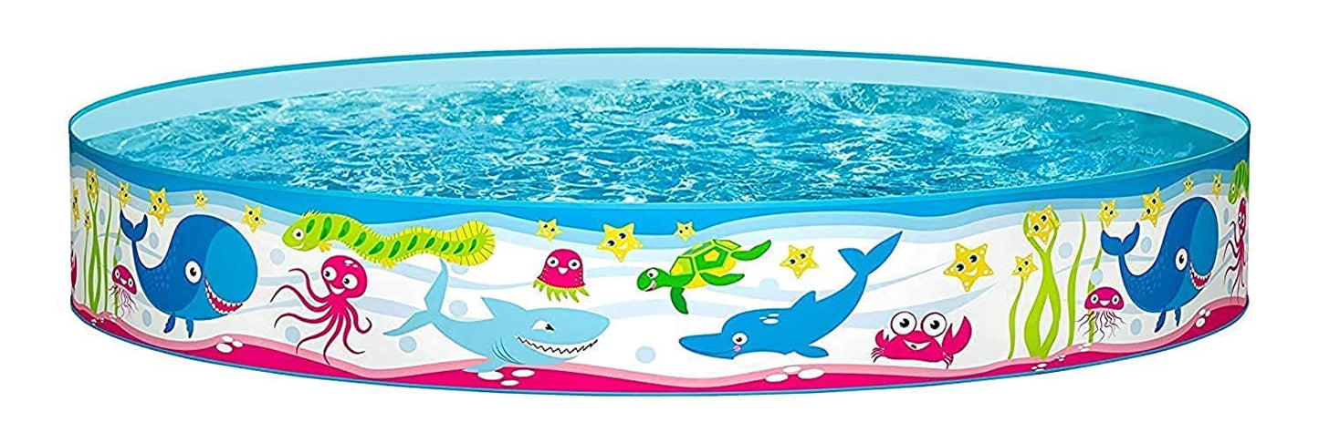 Bestway Sea Creature Kids Paddling Pool — 48 inch Round, 219 Litres | Toddlers & Children