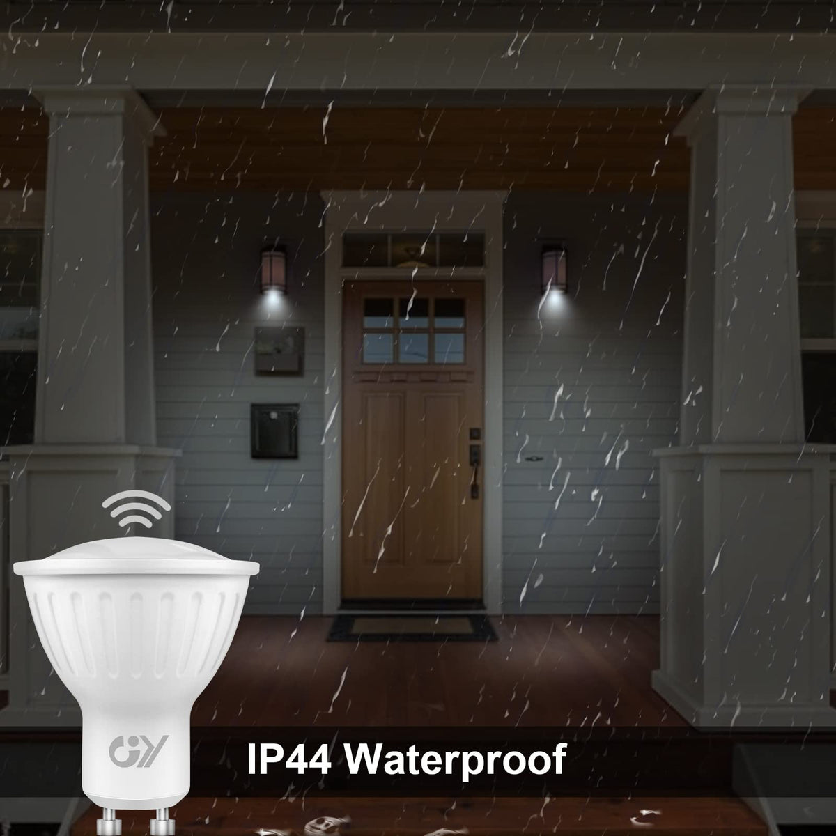 GY GU10 LED Bulbs Warm White 2700K,8W 800lm Energy Saving Light Bulbs,Equivalent to 80W 120° Wide Beam for Ceiling Non-dimmable,Pack of 12