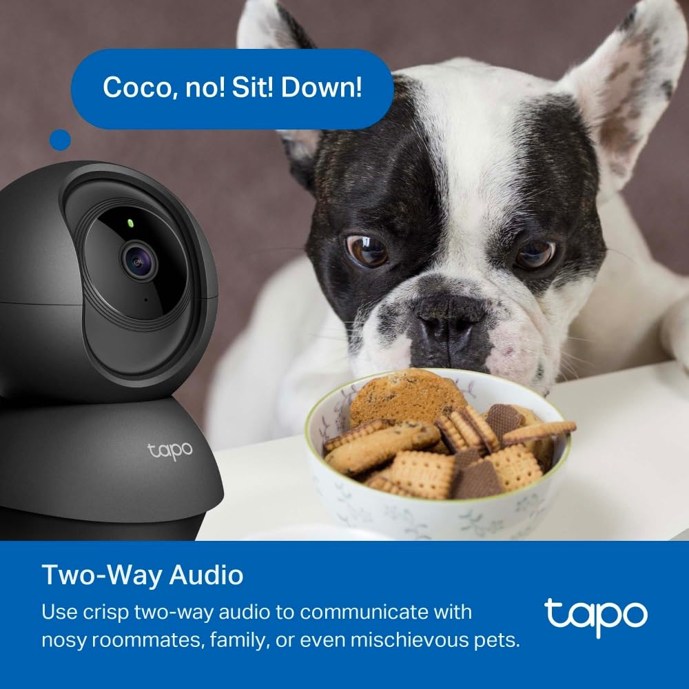 Tapo C200 Full HD Pan/Tilt Indoor Security Camera Pet Camera House Security