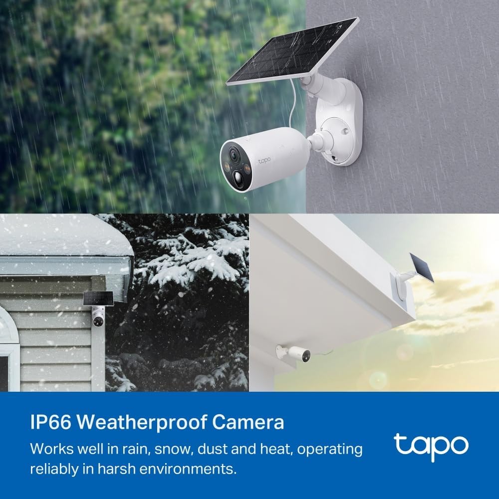 Tapo 2K QHD Wireless Indoor/Outdoor Smart Security Camera