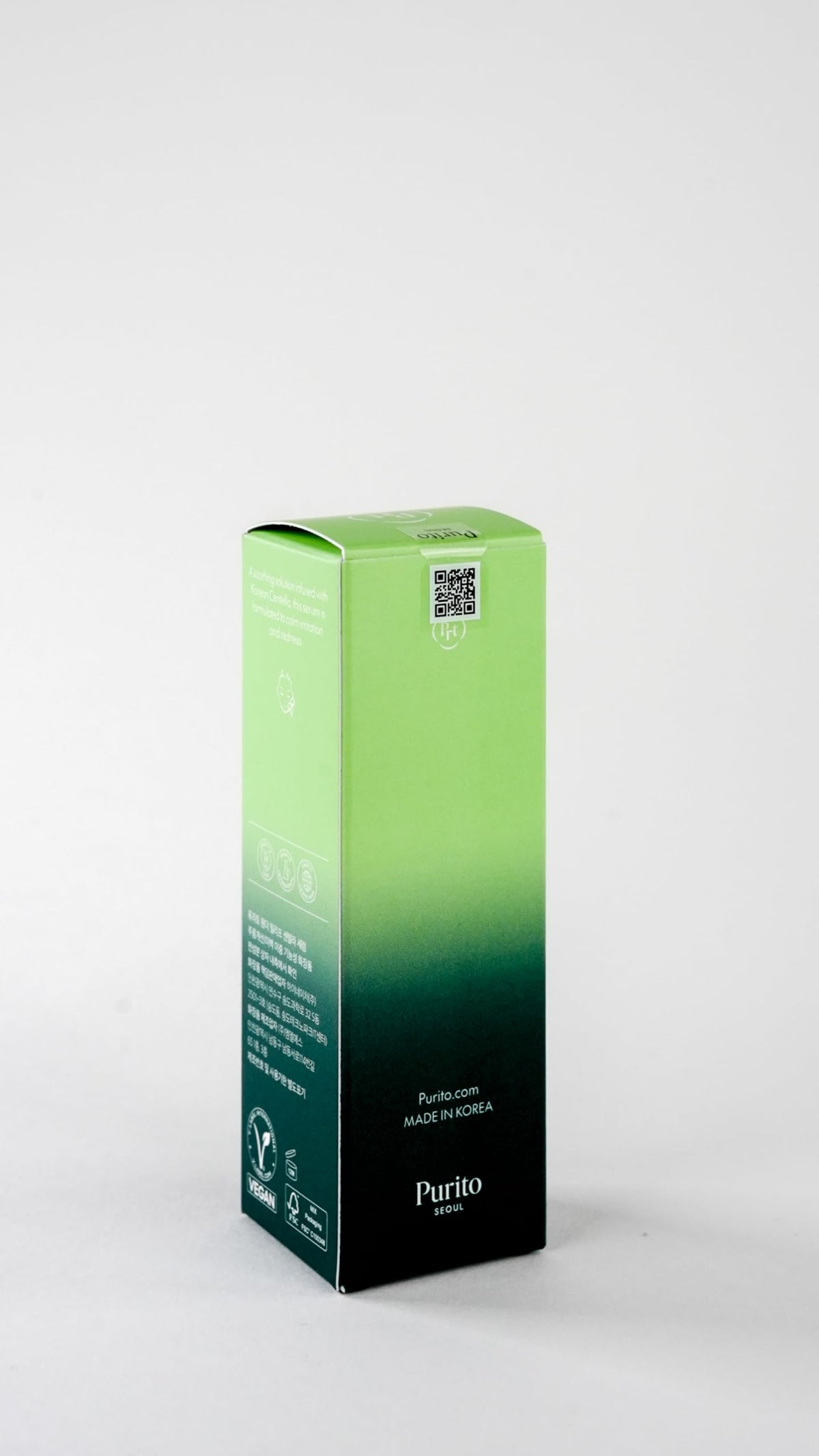 PURITO Centella Unscented Serum for Sensitive Skin, 60mL