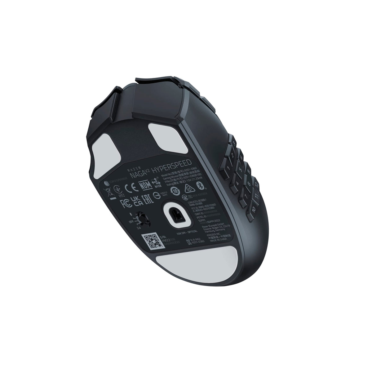 Razer Naga X - Ergonomic MMO Gaming Mouse with 16 Programmable Buttons (2nd Gen Optical Mouse Switches, Advanced 5G Optical Sensor, 85g Ergonomic Design, RGB Chroma, Speedflex Cable) Black