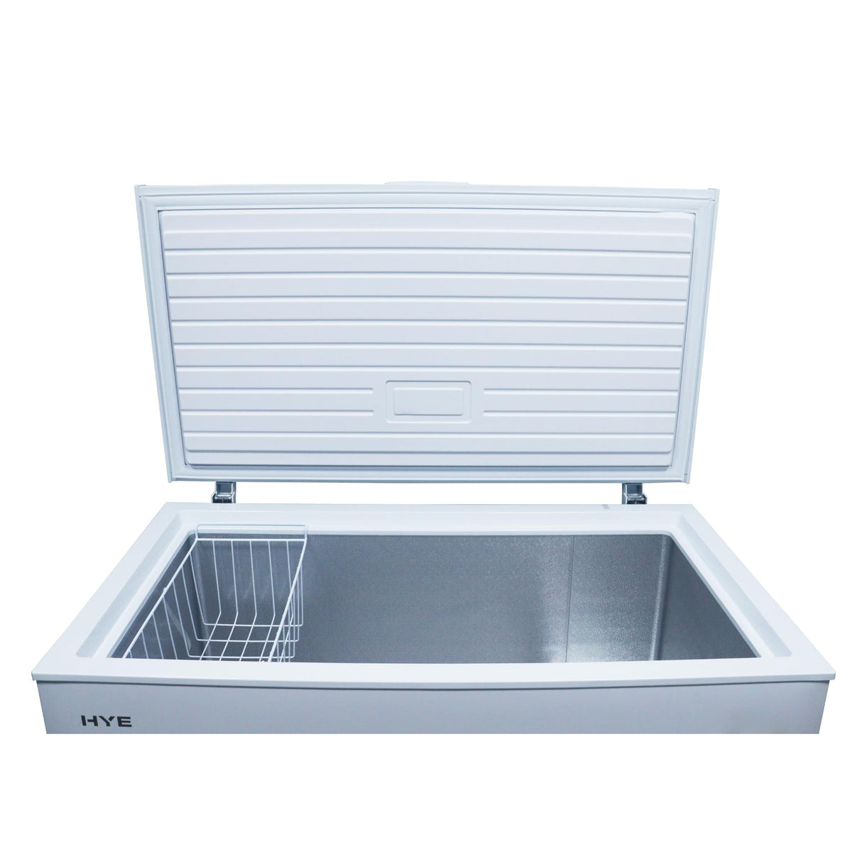 HYE Chest Freezer - 205L Capacity, Freestanding Design, Black