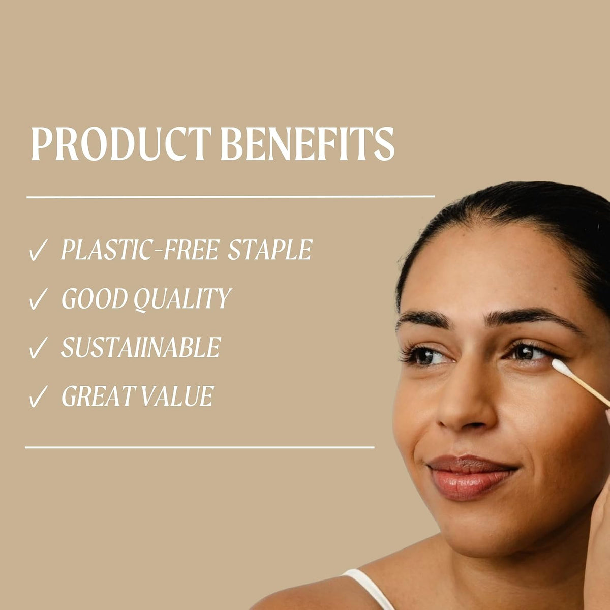 UpCircle Bamboo Cotton Buds - 200 Pieces - Biodegradable, Sustainable, Plastic-Free, Fully Recyclable Ear Buds - A Staple For Any Bathroom