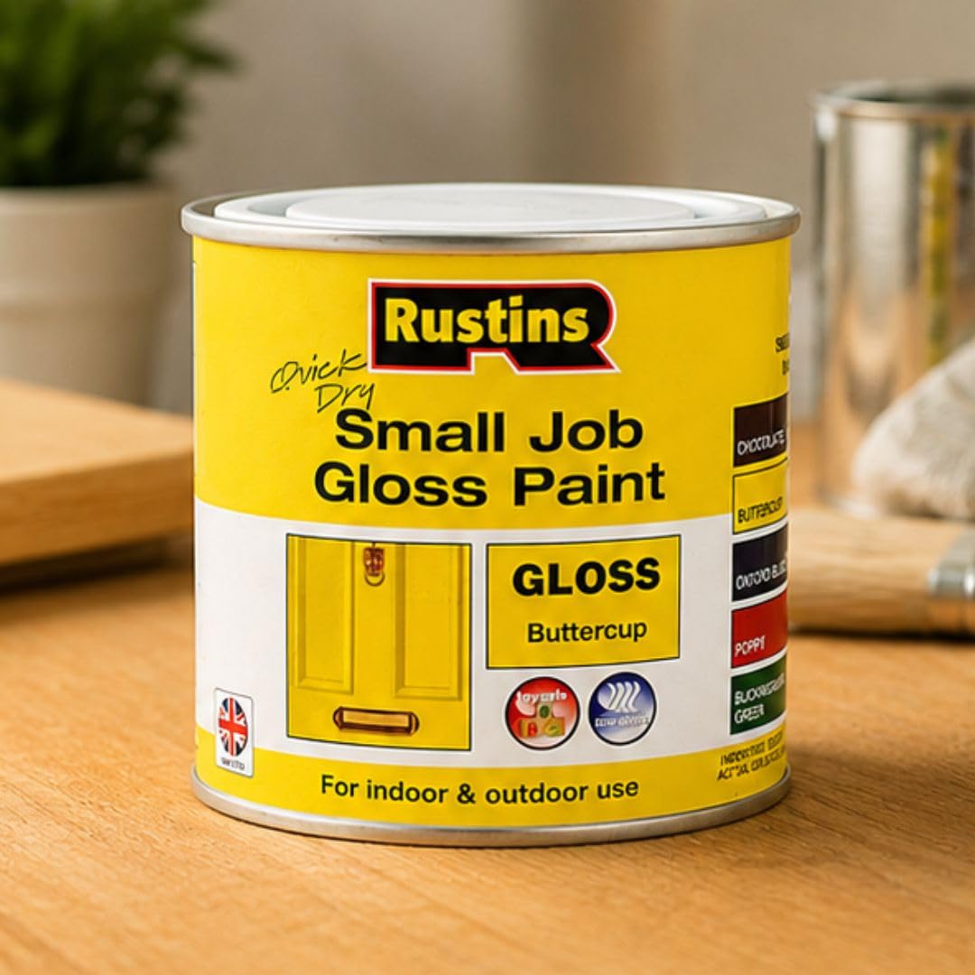 RUSTINS Small Job Satin Paint Chocolate 250ml