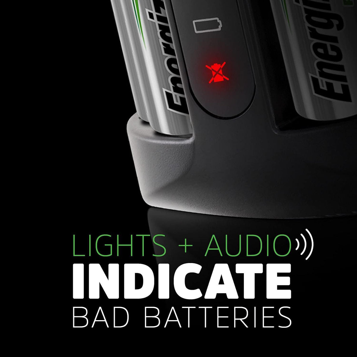 Energizer Recharge Pro Battery Charger + 4 AA Batteries Included 2000 mAh