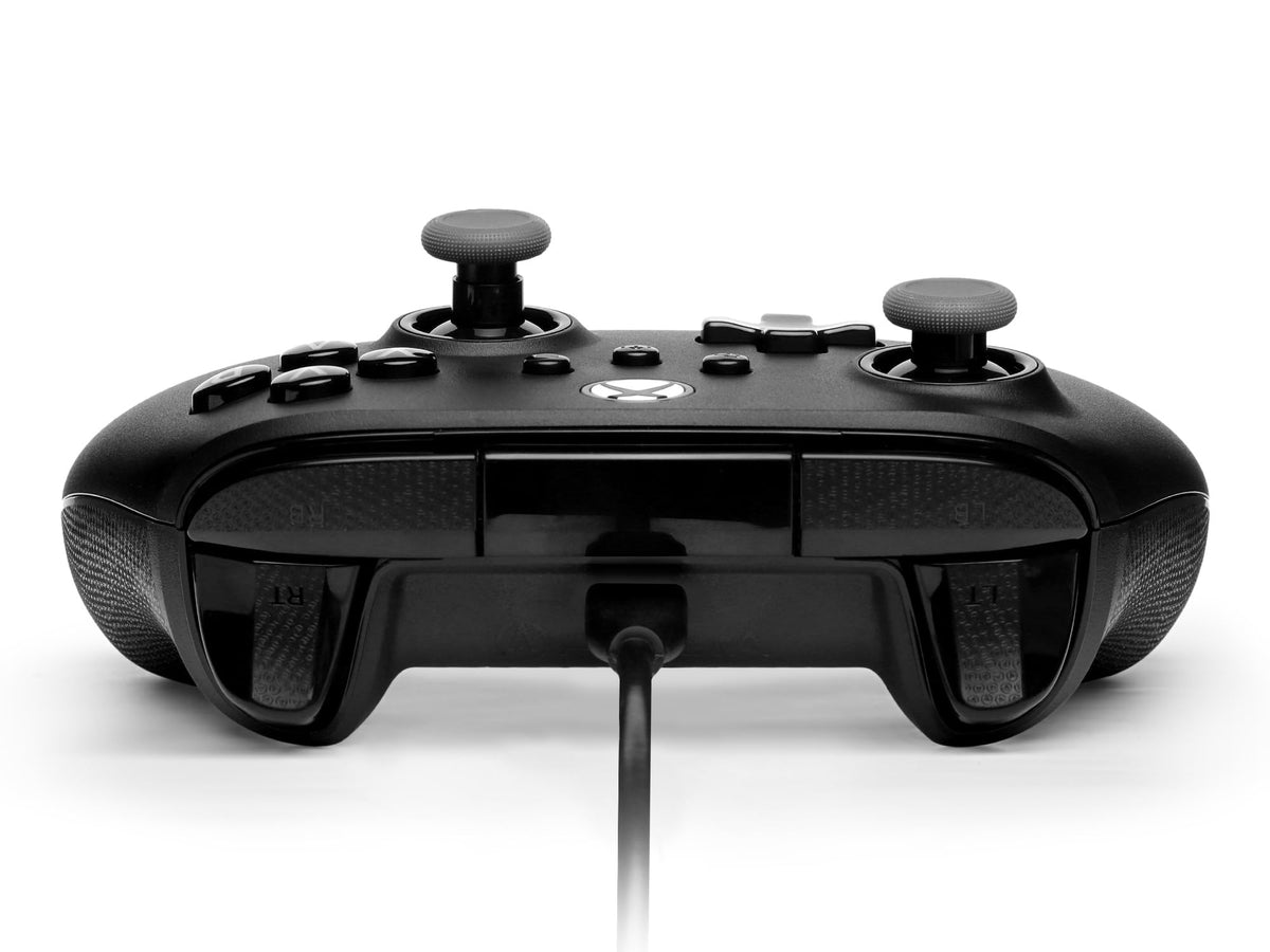 PowerA Advantage Plus Wired Controller for Xbox Series X|S - Moonlit Palms, officially licensed, adjustable height thumbsticks, hall effect, mappable buttons, works with Xbox One and Windows 10/11 PC