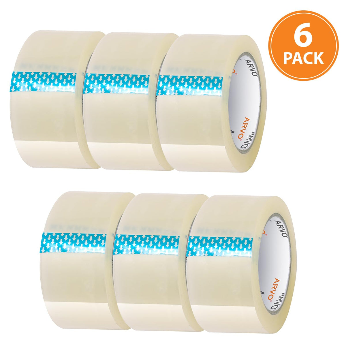 ARVO Brown Packing Tape 1 Roll with Low Noise (48mm x 60m) - Durable Parcel Tape for Packing Boxes, Secure Packaging for Moving House
