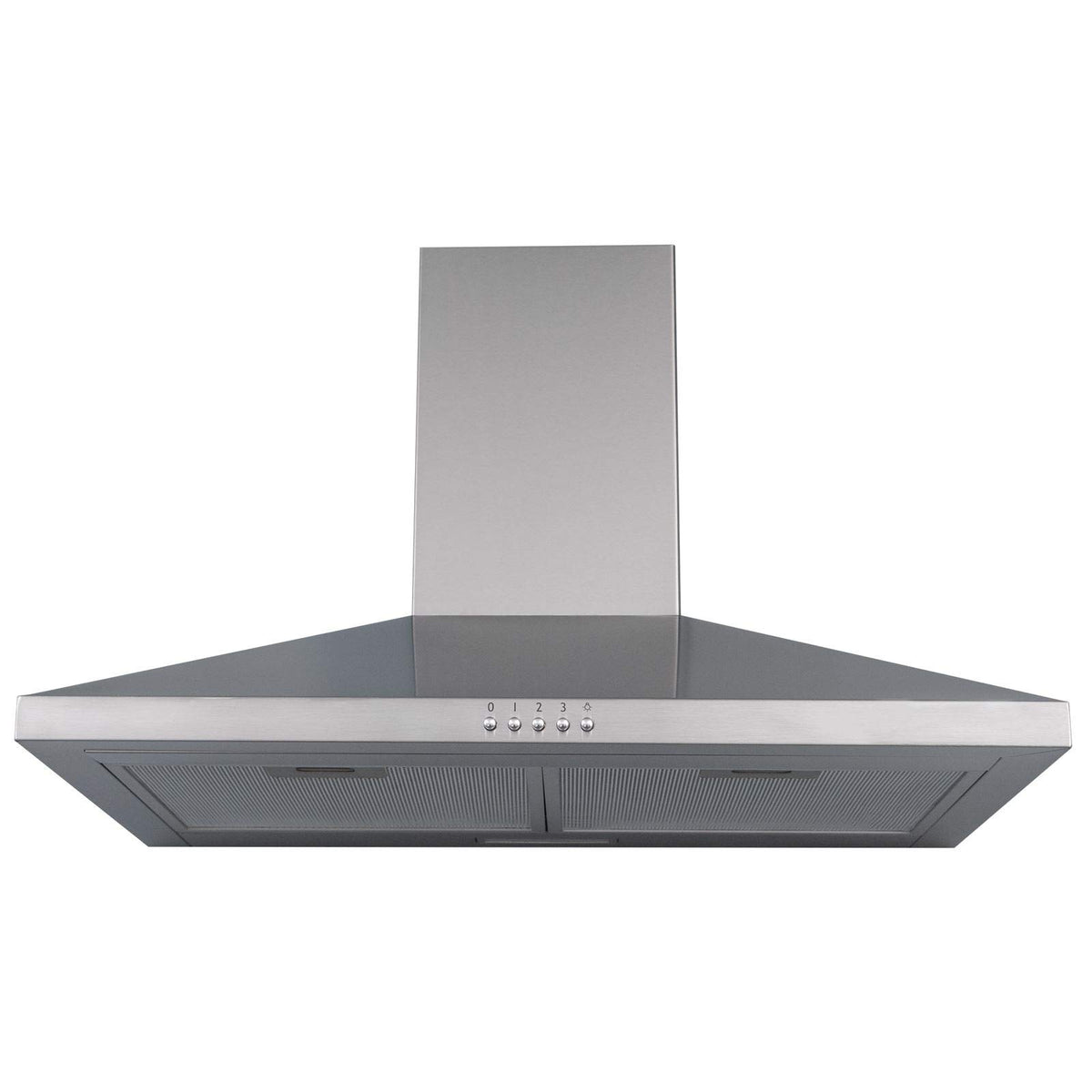 SIA 60cm Chimney Cooker Hood Kitchen Extractor Fan, Black, CHL60BL
