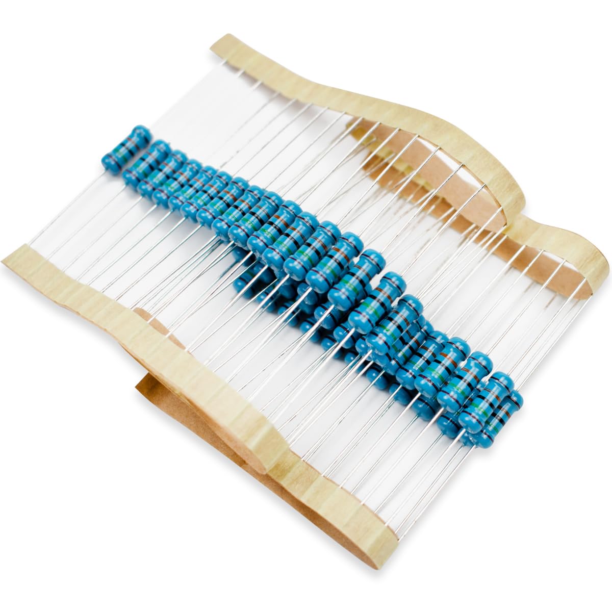 50 Pcs 1W 1% Tolerance 0.1 Ohm Metal Film Resistor Resistance for DIY Project and Experiments