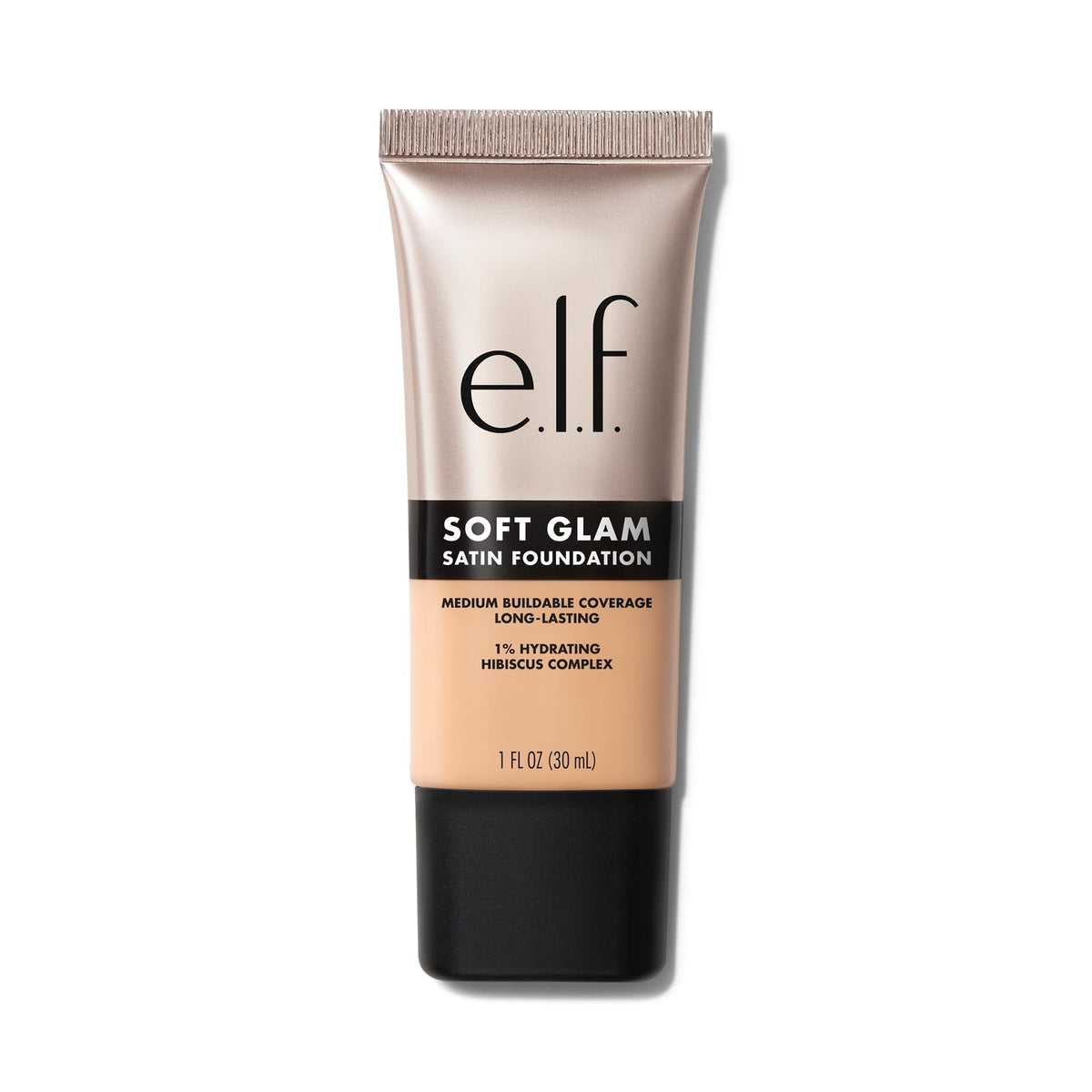 e.l.f. Soft Glam Foundation, Medium Coverage, Long-Lasting & Buildable Foundation For A Smooth, Satin Finish, Vegan & Cruelty-Free, 21 Light Neutral