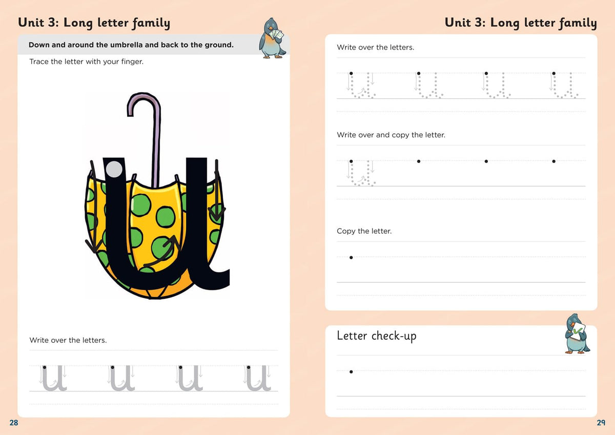 Workbook 2: Lower-case letters (Little Wandle Handwriting)