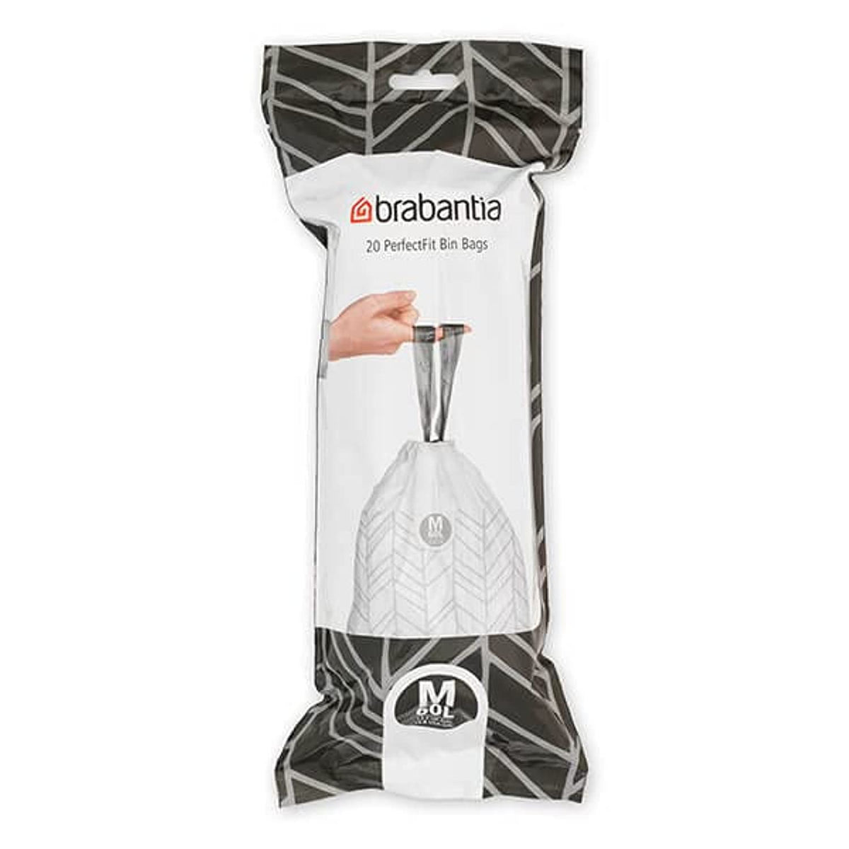 Brabantia Heavy Duty Perfect Fit Bin Liners (5 Packs of 20) 10-12 Litre