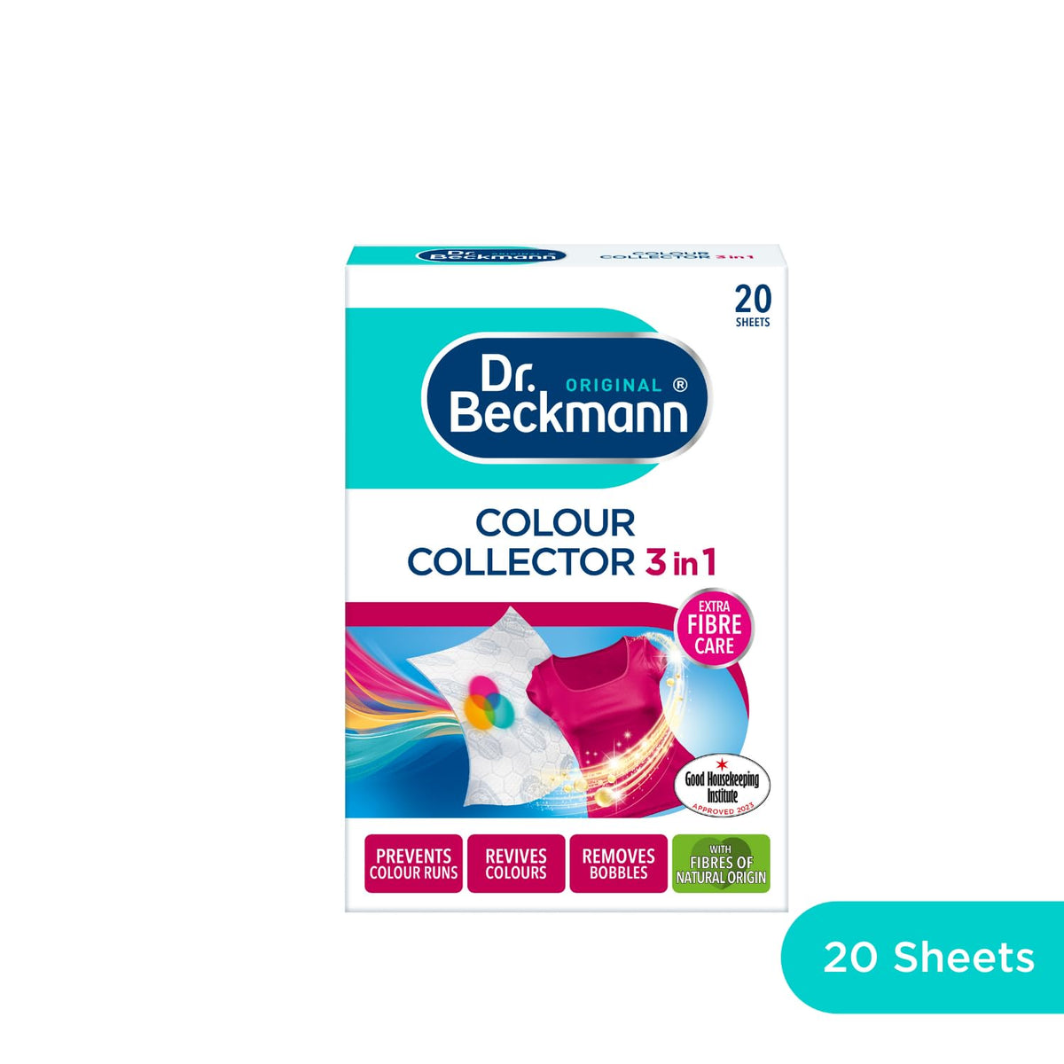 Dr. Beckmann Colour Collector All in 1, Stops Colour Runs, 50 Sheets
