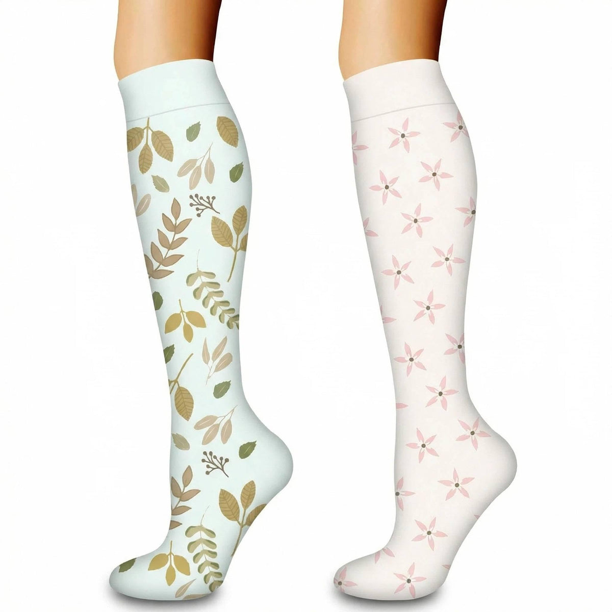 Compression Socks, (2/4/6/7 Pairs) for Men & Women 15-20 mmHg is Best for Athletics, Running, Flight Travel, Support