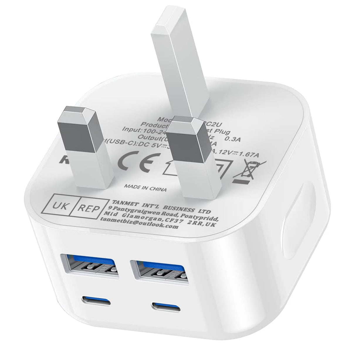 USB Plug UK,USB Charger Plugs Adaptor UK 5W 1A Phone Socket Plugs with USB Port Single Way Mains Charge Head 5V 1AMP Charging Compatible with Old iPhone 13 12 11 SE XS XR X 8 7 6 5 5C,iPad,Watch,3Pack