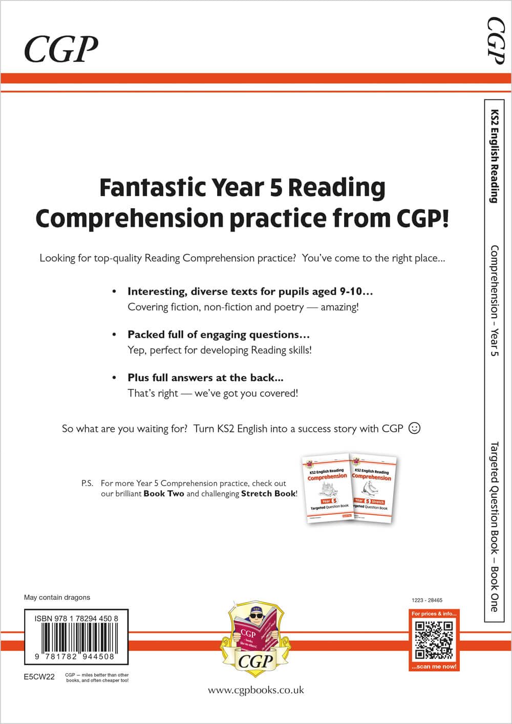 KS2 English Year 5 Reading Comprehension Targeted Question Book - Book 1 (with Answers) (CGP Year 5 English)