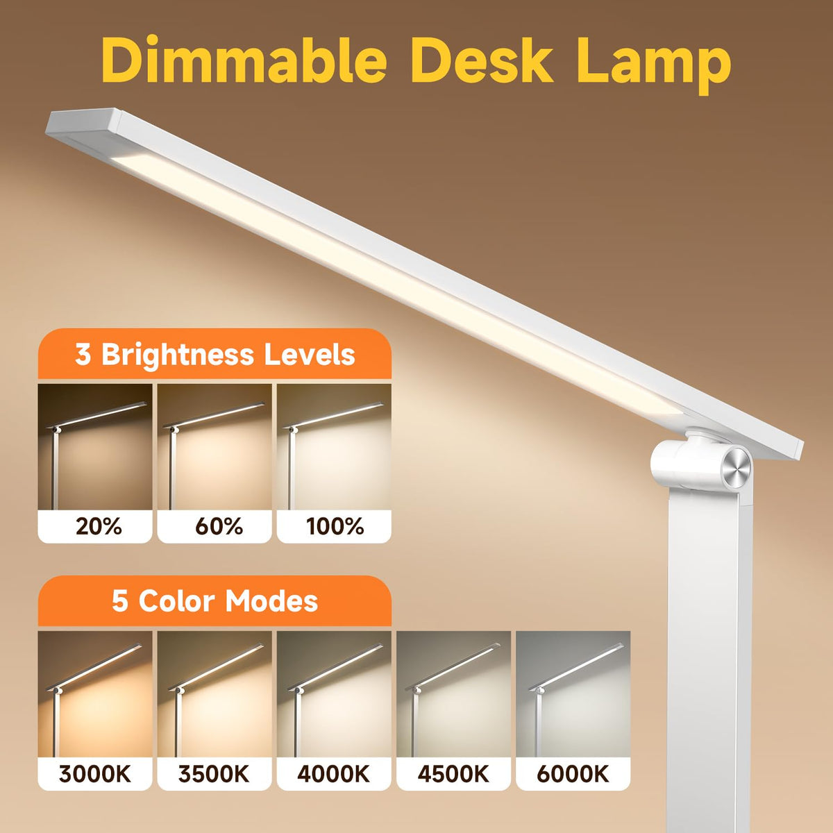 One Fire Rechargeable lamp, Portable Light, Reading Light,Long Battery Life