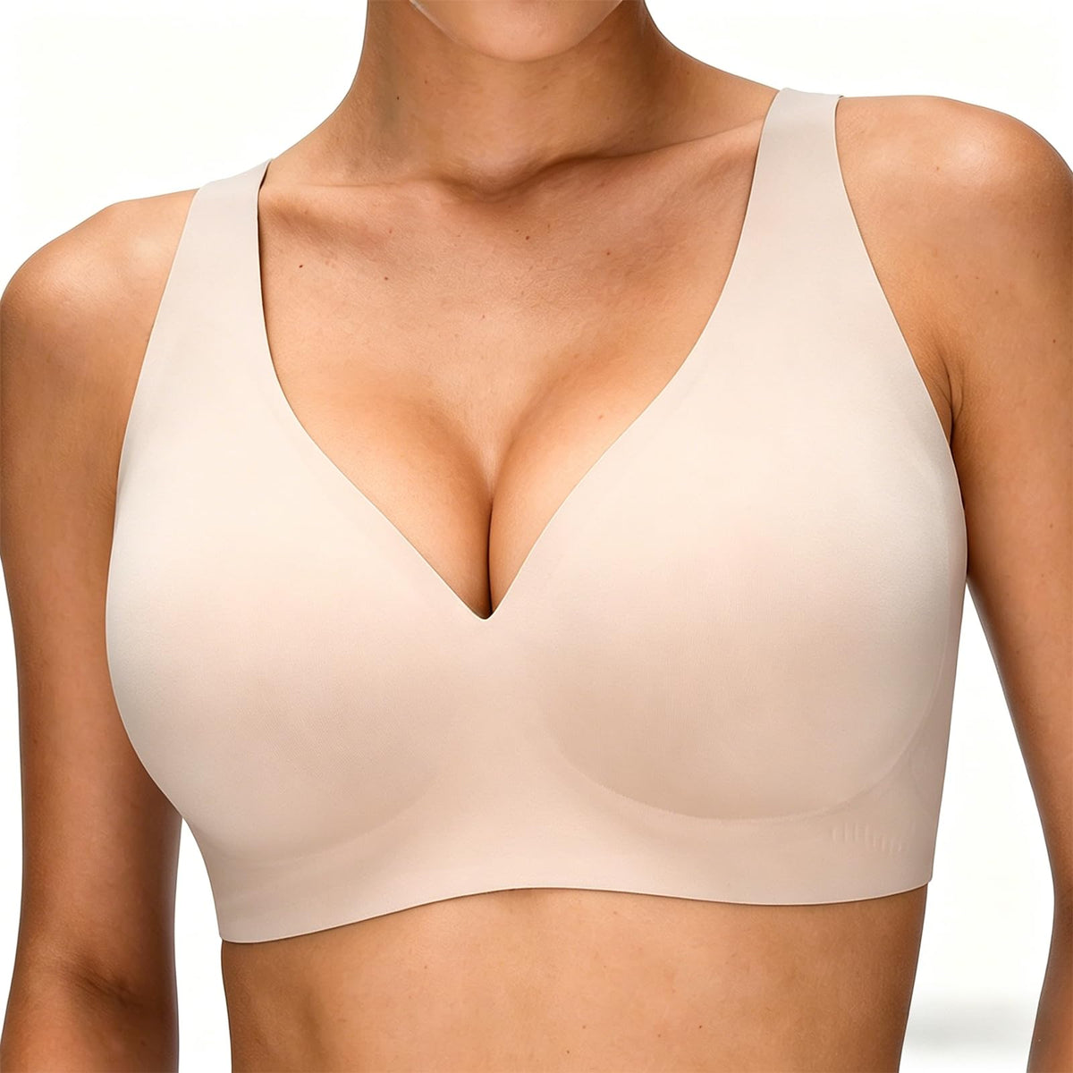 Seamless Jelly Bra,Full Cup Leopard Print Bra Comfort Sleep Jelly Push Up Bra Seamless No Under Wireless Bras for Women UK Everyday T Shirt Bras