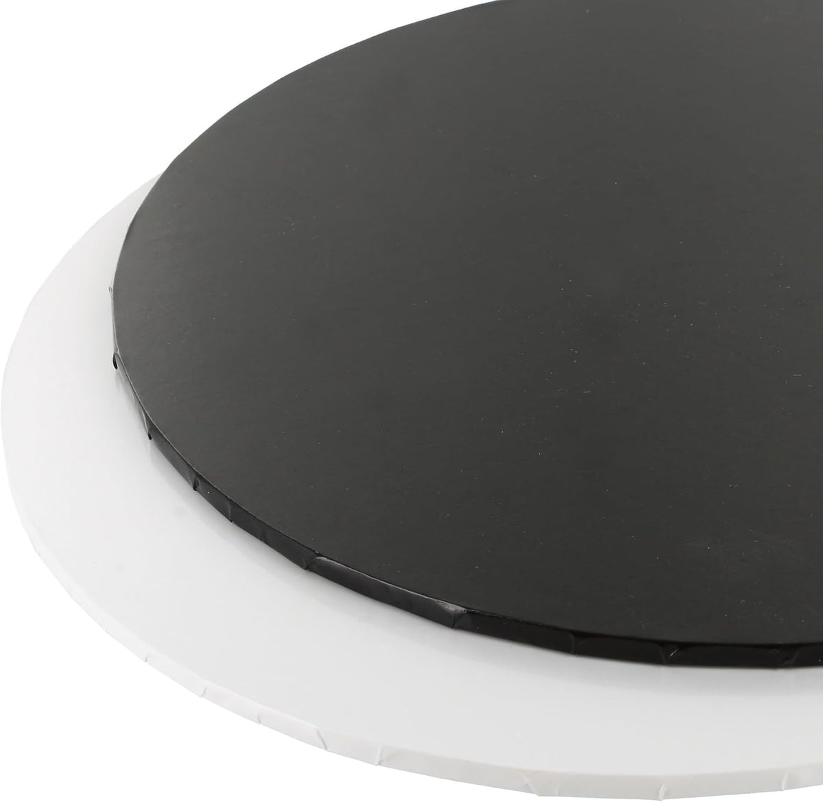 Culpitt Black 10" Masonite Cake Board | Extra Strong, Round, 5mm Thick