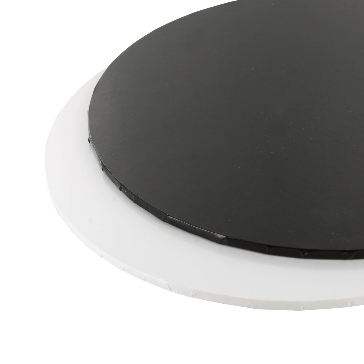 Culpitt Black 10" Masonite Cake Board | Extra Strong, Round, 5mm Thick