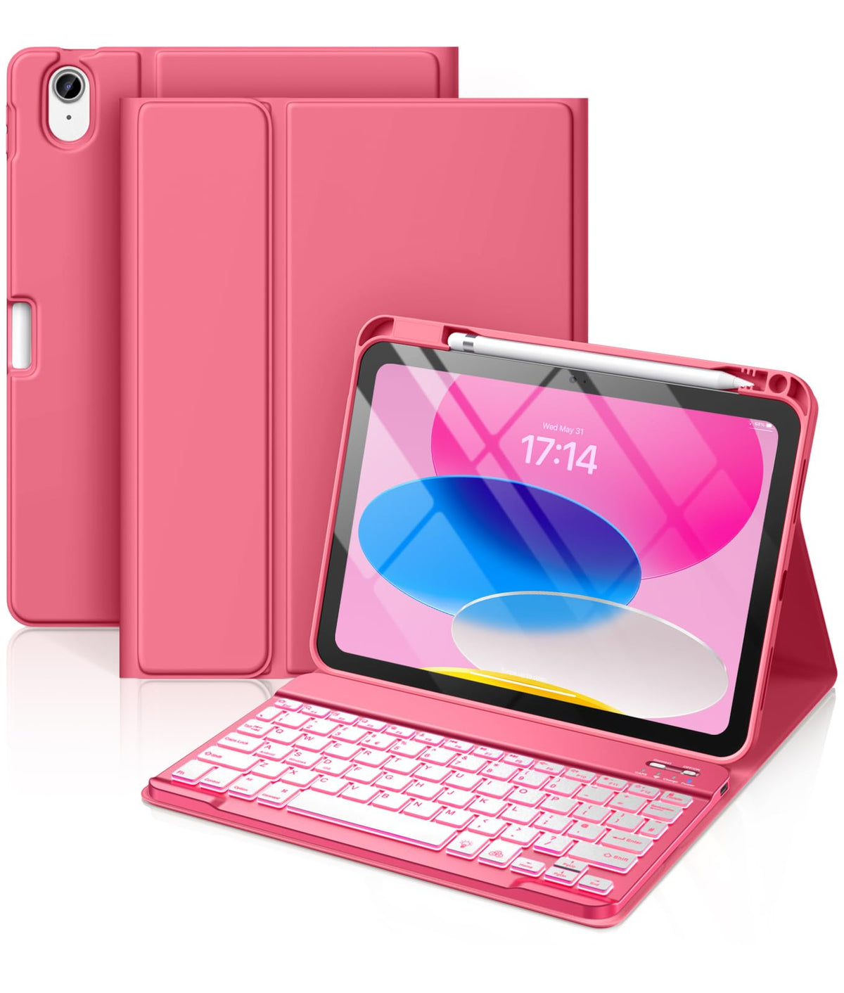 Vobafe Keyboard Case for iPad A16 11th Generation 11 inch/10th Gen 10.9"