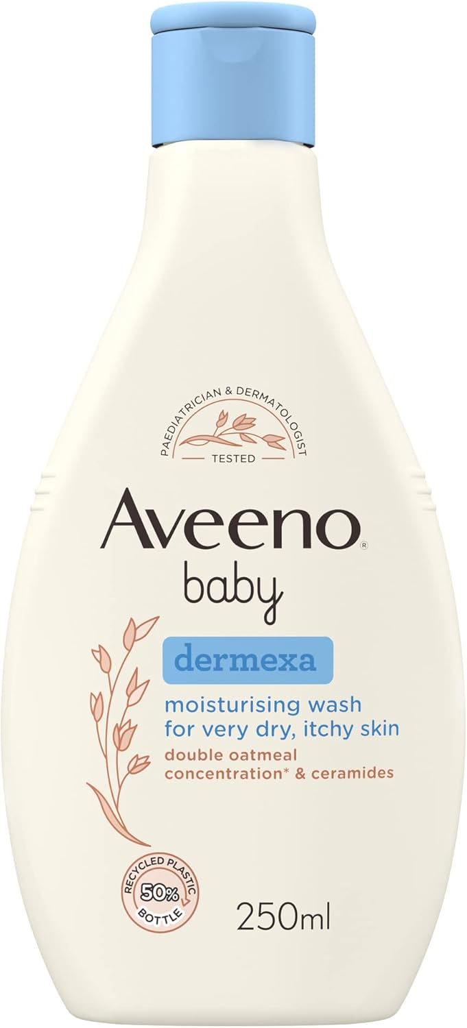 Aveeno Baby Dermexa Moisturising Wash for Very Dry, Itchy Skin (1x 250ml)