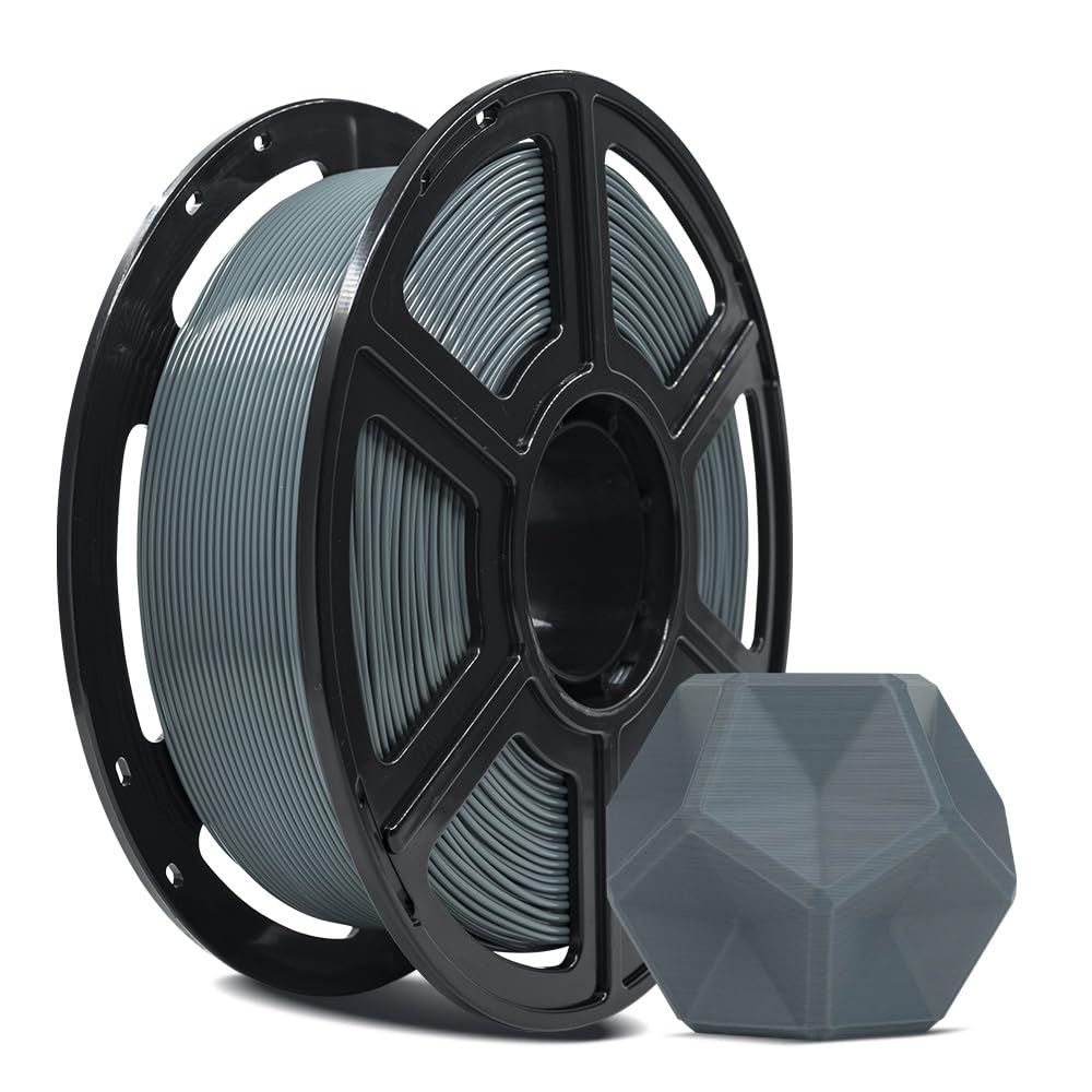 FLASHFORGE 3D Printer Filament, PLA PRO Filament 1.75mm, 1KG Spool (2.2lbs), Dimensional Accuracy +/- 0.02mm for FDM 3D Printers, Better Tenacity & No Knotting (White)