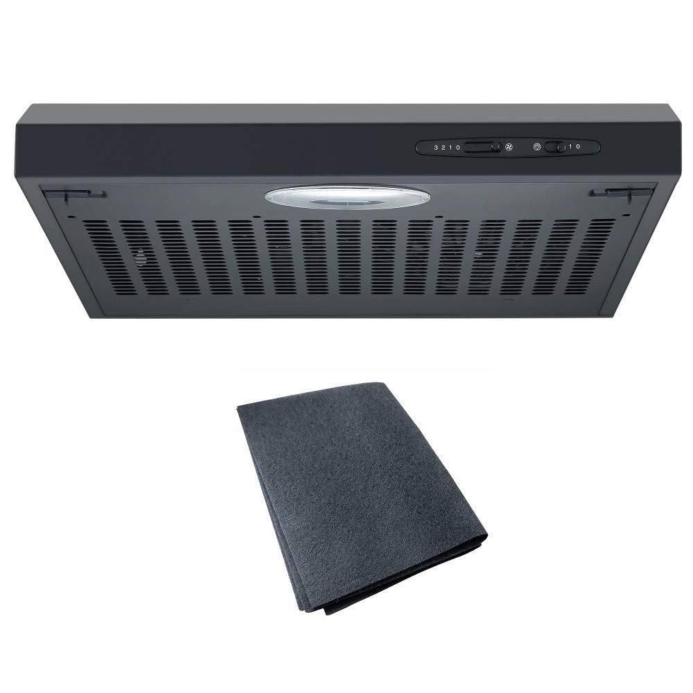 Cookology 50cm Wall Visor Cooker Hood + Ducting Kit - Stainless Steel