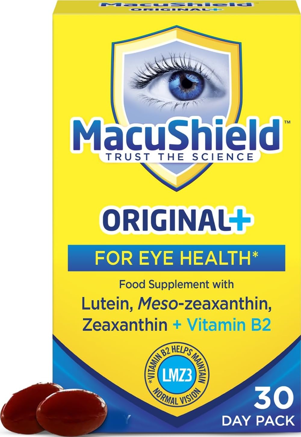 MacuShield Original Plus Capsules, 90-Day Pack
