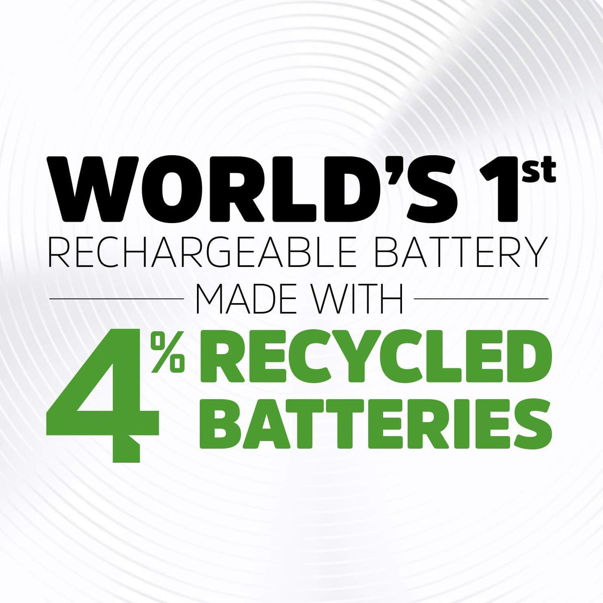 Energizer Recharge Universal Rechargeable AA Batteries (4 Pack) 1300 mAh