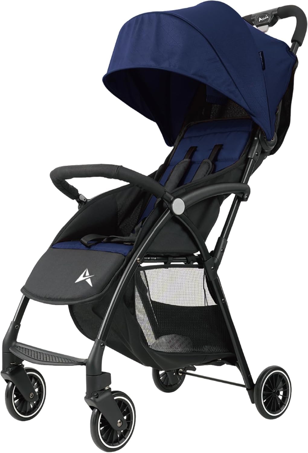 Alivio Lightweight Pushchair, Folding Baby Stroller 0-3 Years, Toddlers Travel Stroller with Mosquito Nets, Shoulder Strap, Anti-Friction & Wheels (Grey)
