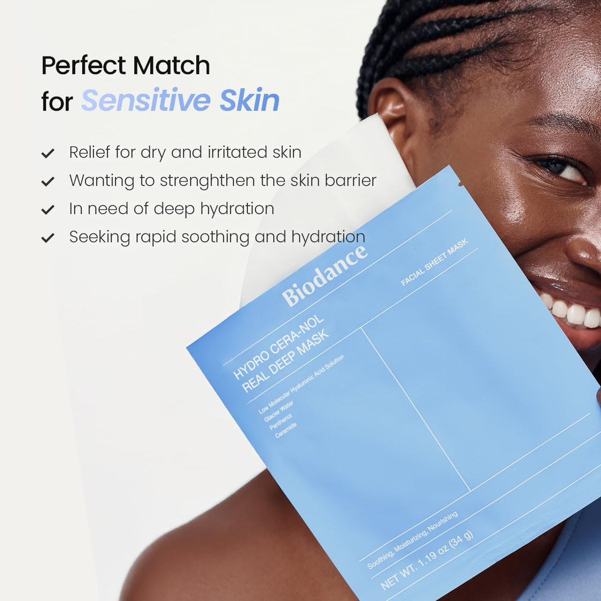 BIODANCE Bio-Collagen Hydrogel Overnight Face Mask. 4 PCs