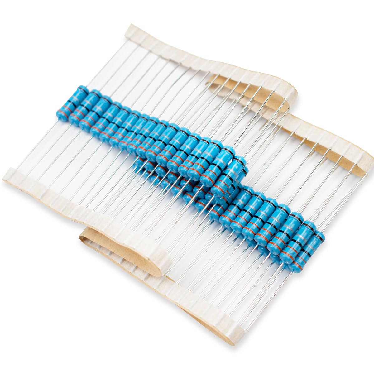 50 Pcs 1W 1% Tolerance 0.1 Ohm Metal Film Resistor Resistance for DIY Project and Experiments