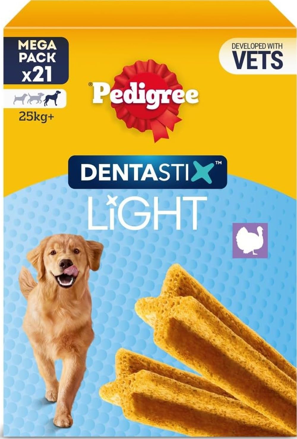 PEDIGREE DENTASTIX - Dental Dog Chews - Adult Large Dogs 25kg+ - 4 x 28 Sticks - Megapack of Dog Dental Sticks