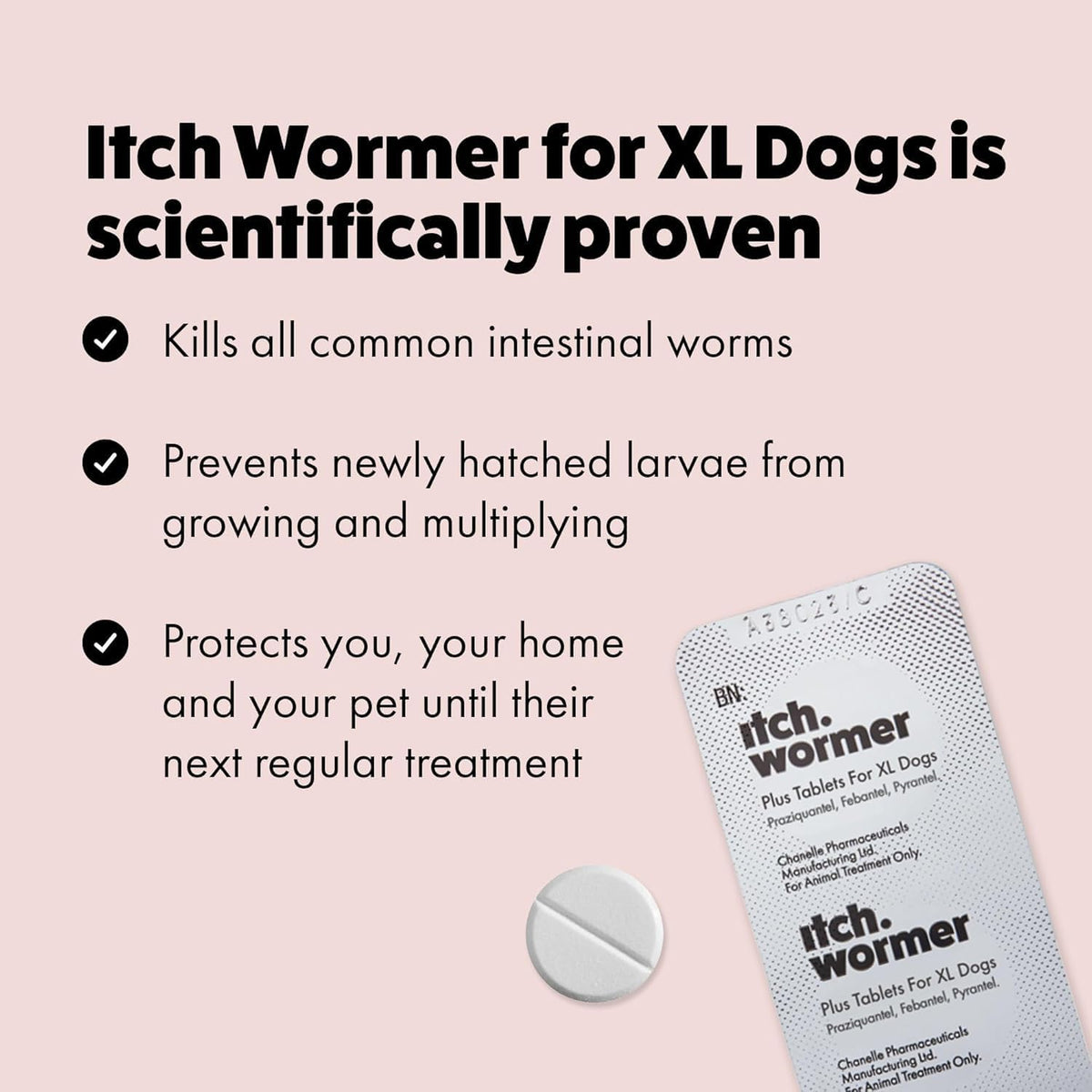 Itch Large Dog (20-40kg) Flea & Tick Treatment and Wormer Bundle