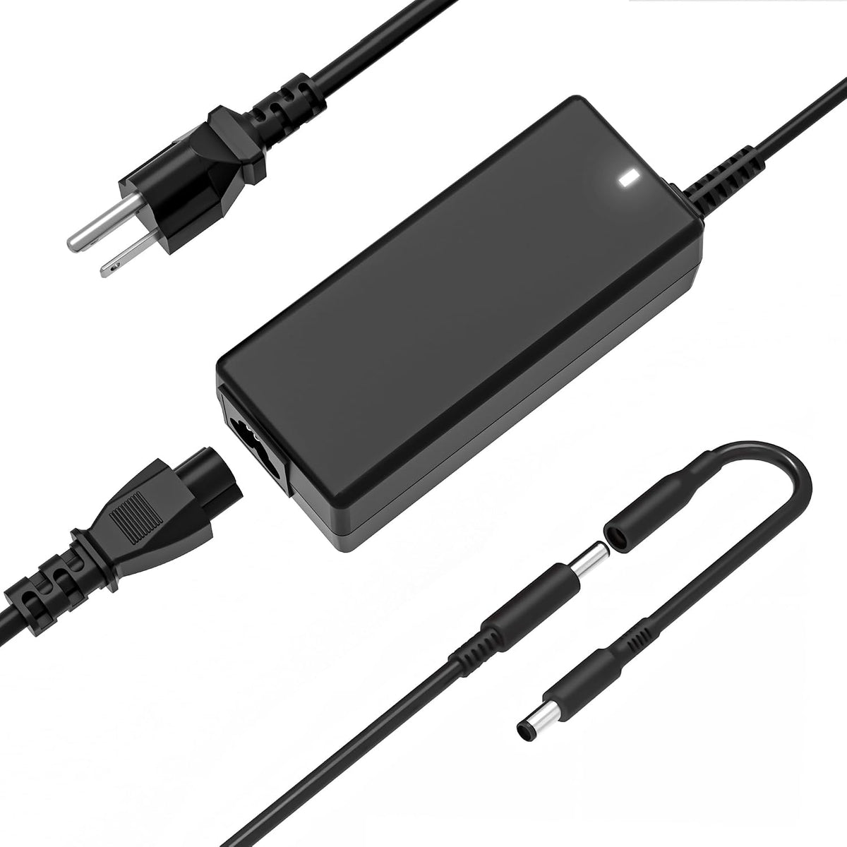 65W 45W Laptop Charger Compatible with Dell inspiron 11 13 14 15 17 3000 5000 7000 Series laptops Round Connects Chargers（ 4.5mm*3.0mm and 7.4 * 5.0mm）