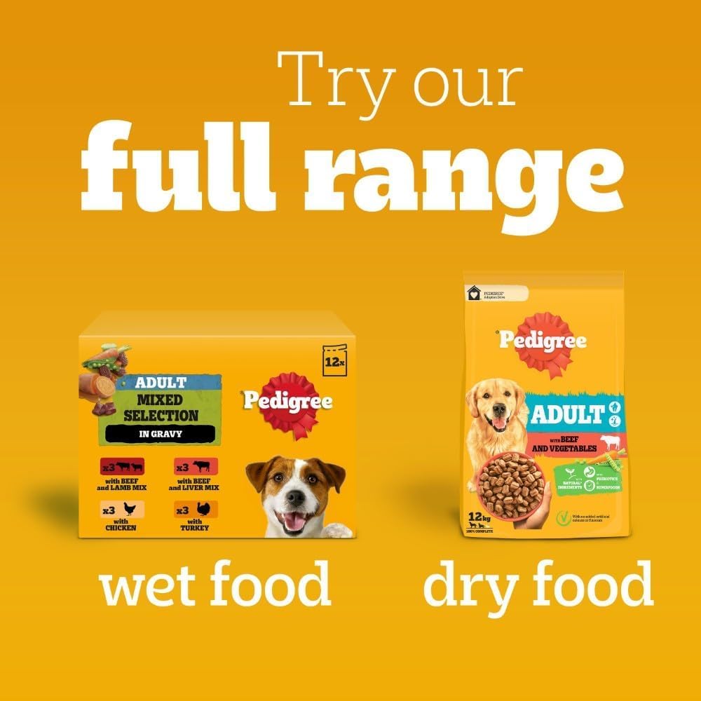 Pedigree DENTASTIX Daily Dental Sticks for Medium Dogs, 112 Sticks with Chicken and Beef