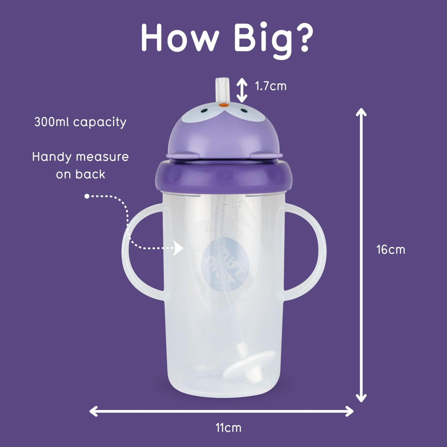 TUM TUM Tippy Up Free Flow Sippy Cup (No Valve), Sippy Cup for Toddlers, 200ml, BPA Free (Betsy Bear S3)