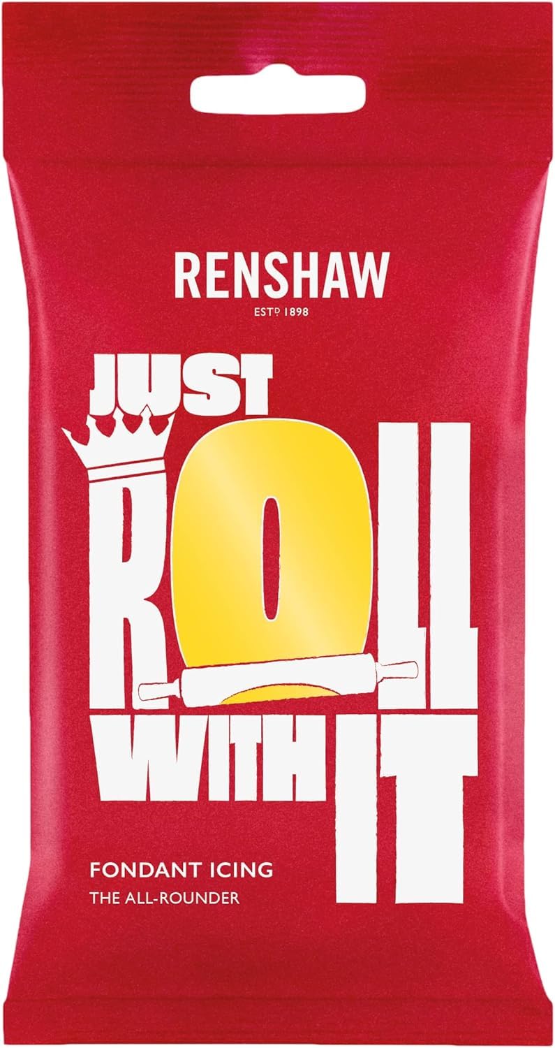 Renshaw White Ready to Roll Fondant Icing, 500 g (Pack of 1)