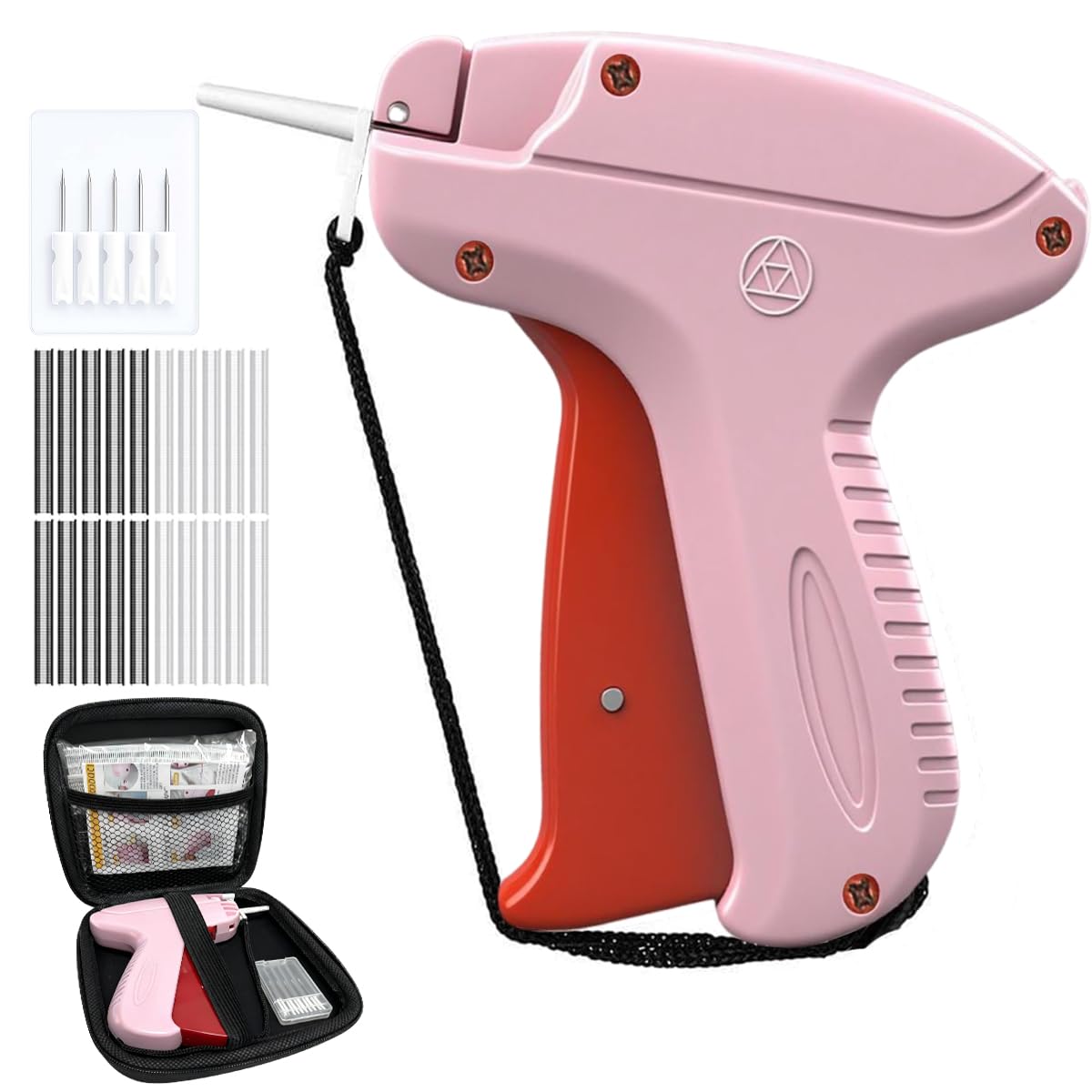 Stitchy Quick Clothing Fixer, Mini Stitch Gun for Clothes, Clothing Stitch Tagging Gun with Case,Stitchy Tool with 6 Needles,1500 Black & 1500 White 5mm Micro Fasteners