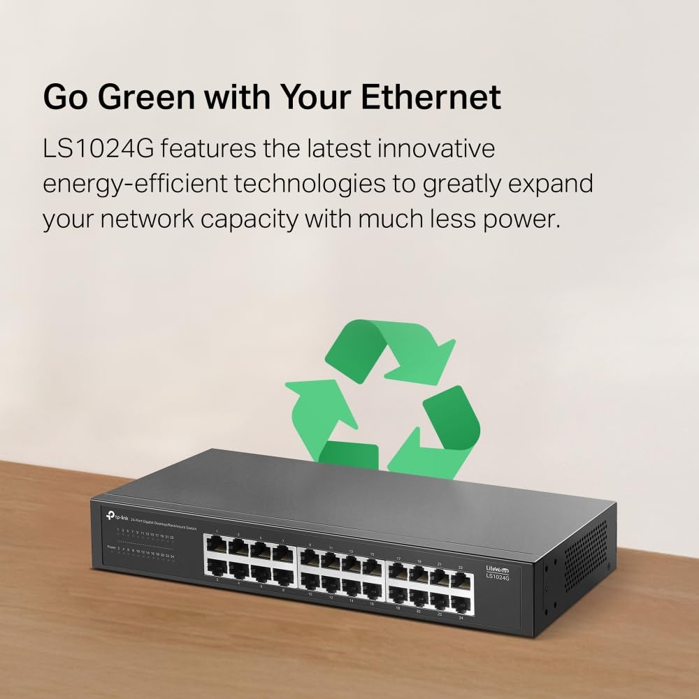 TP-Link EH210 Ethernet Splitter, 1 to 2 Gigabit Network Switch