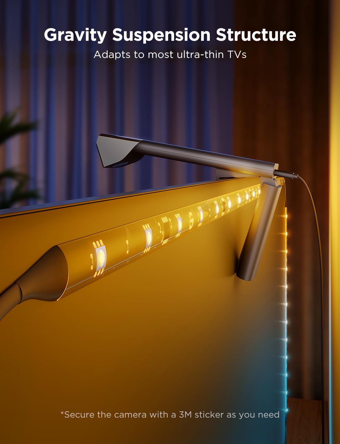 Govee TV Backlight 3 Lite with Fish-Eye Correction Function