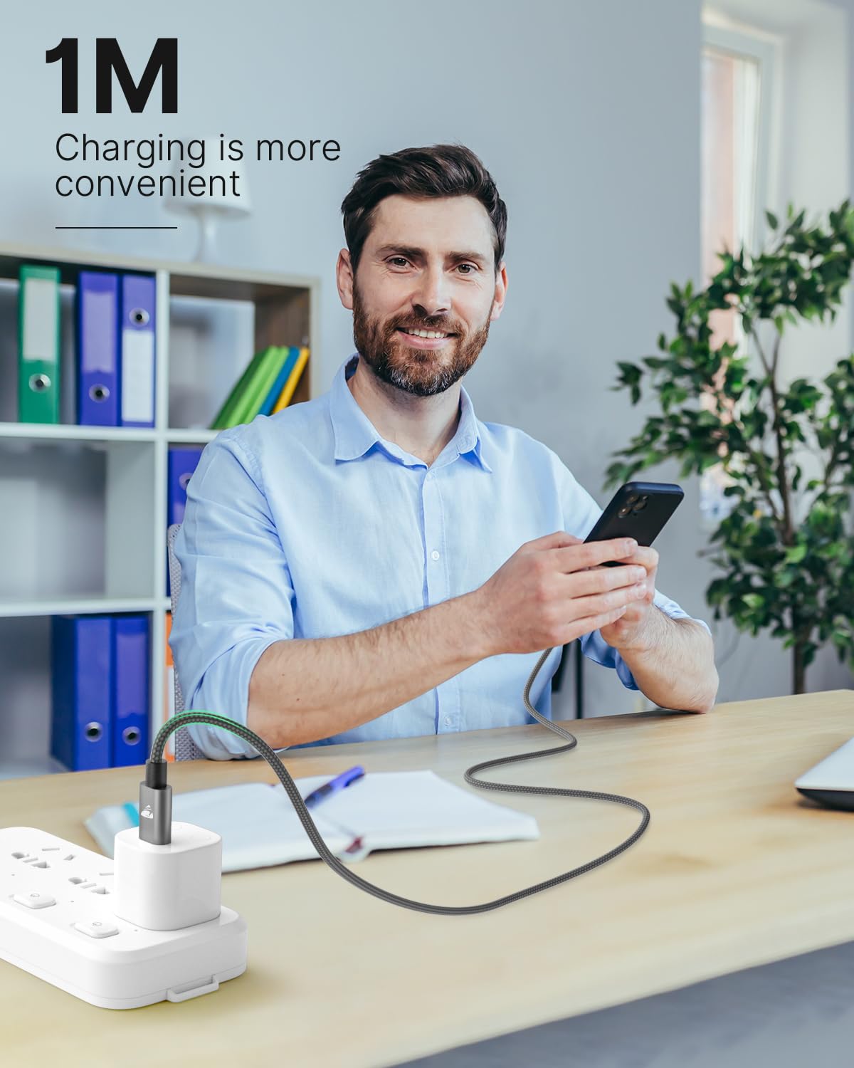 Aioneus USB C to Lightning Cable 2M [Apple MFi Certified] iPhone Fast Charger Cable USB-C Charging Lead Cord for iPhone14/13/12/12 PRO Max/12 Mini/11/11PRO/XS/Max/XR/X/8/8Plus/iPad