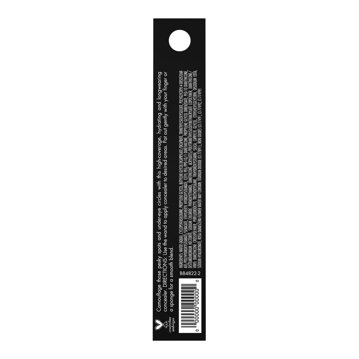 e.l.f. Hydrating Camo Concealer, Satin Finish, Conceals, Corrects & Highlights, Fair Warm, 0.203 Fl Oz (6mL)