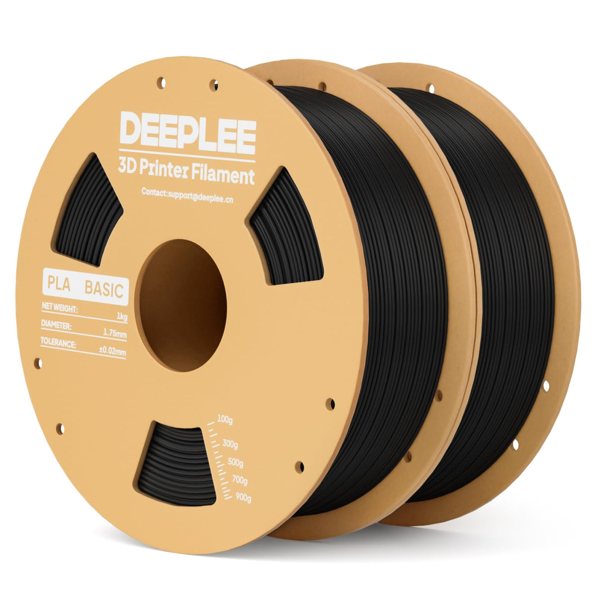 DEEPLEE PLA Filament 1.75mm, Basic 3D Filaments Beige 1kg