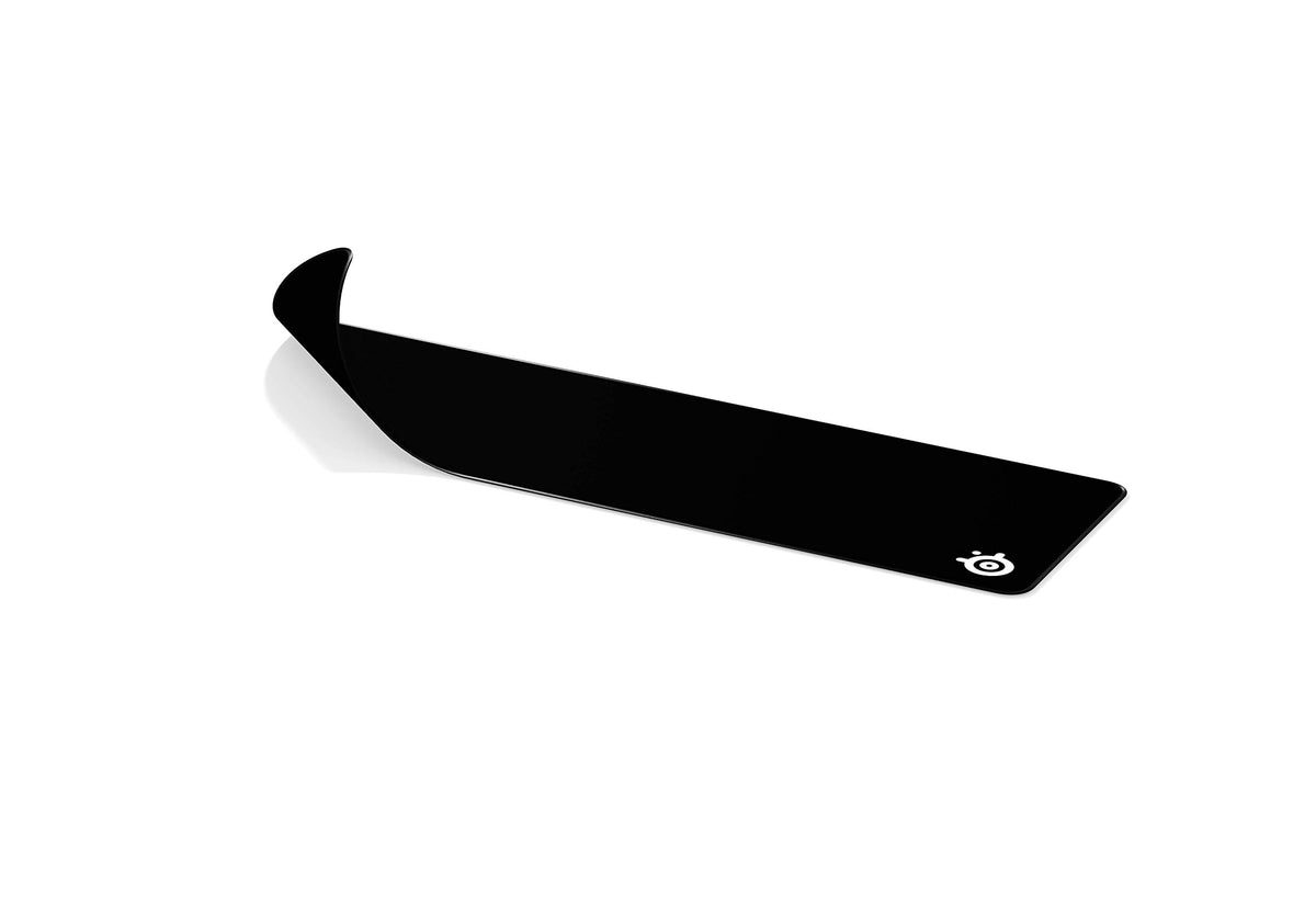 SteelSeries QcK Edge Cloth Gaming Mouse Pad - Never-fray Stitched Edges - Optimized For Gaming Sensors - Size L (450 x 400 x 2mm) - Black