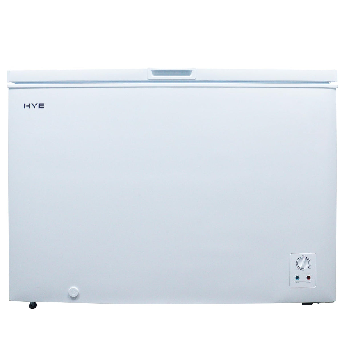 HYE Chest Freezer - 205L Capacity, Freestanding Design, Black